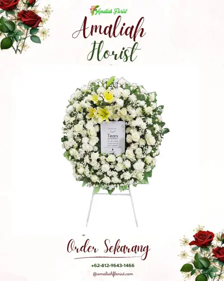 Krans Bunga Duka Labuhan Ratu Vi